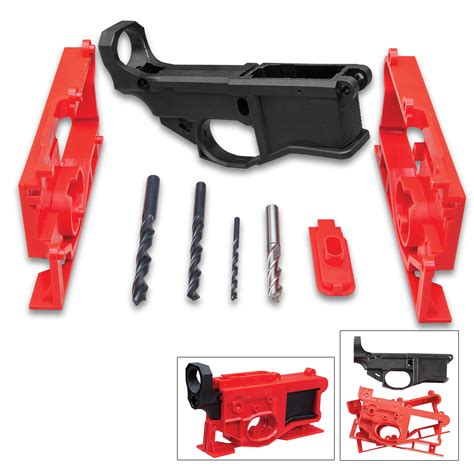TM1003D - 80% Top Plate. $15.00. Jigs to aid the home builder or do-it-yourself types with completing 80% receivers into functional firearms.. Ar 15 lower jig set